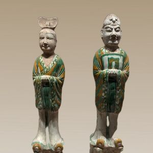 文物会说话第58期:三彩文官俑