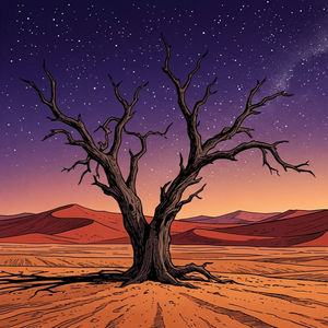10分钟入睡 | 纳米布星海夜曲·八千万年的温柔伴眠故事