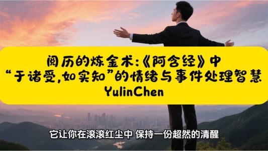 阅历的炼金术:《阿含经》中“于诸受，如实知”的情绪与事件处理智慧