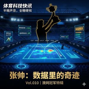 Vol.010 | 张帅澳网夺冠！37岁的奇迹背后大数据与科技的进化