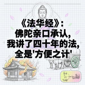 法华经深层拆解 | 佛陀讲法40年的骗局 | 经中之王全景指南