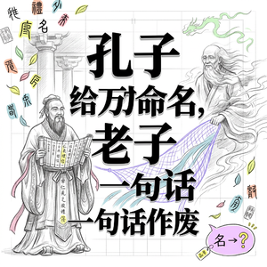 孔子给万物命名 | 老子一句话作废 | 帛书版道德经的认知审判
