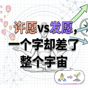 许愿vs发愿 | 一个字差出一个宇宙的底层逻辑 | 王利杰意识改写系列