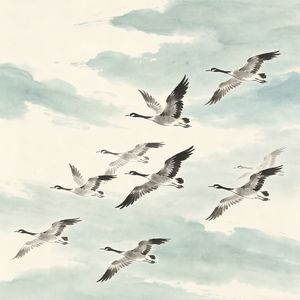 鸿雁与思乡怀亲