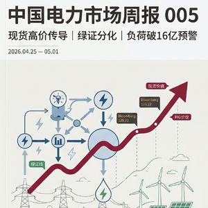 中国电力市场周报｜2026.5.1 广东电价“高烧”不退，双碳考核落地
