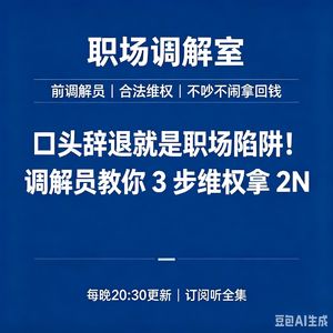 被口头辞退？牢记3步，稳稳拿到2N赔偿