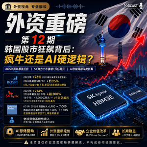 外资重磅第12期|韩国股市疯牛还是产业周期?——KOSPI、SK海力士与长期结构隐患
