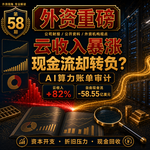 外资重磅第58期｜云收入暴涨82%，自由现金流却转负：谷歌的AI是印钞机，还是吞金兽？