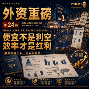 外资重磅第24期|消费降级不是利空,外资重估“效率型便宜”