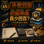 外资重磅第65期｜十万元买保险，一年真少四百元？分红险卖翻倍，到底降了什么？