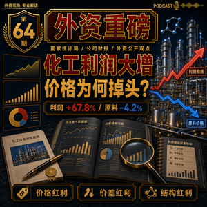 外资重磅第64期｜利润暴增67.8%，原料却单月跌4.2%：化工是反转，还是成本折扣？