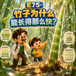 E75-竹子为什么能长得那么快?|生物