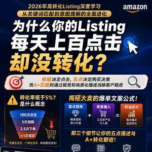 为什么你的Listing每天上百点击却没转化？