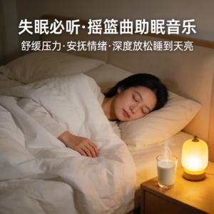 失眠必听， 摇篮曲助眠音乐！舒缓压力・安抚情绪・深度放松睡到天亮