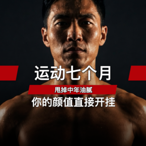 运动七个月 甩掉中年油腻 你的颜值直接开挂