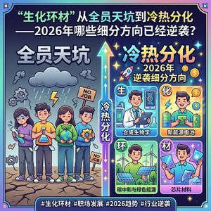 “生化环材”从全员天坑到冷热分化——2026年哪些细分方向已经逆袭?