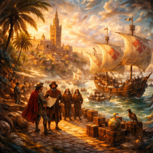 三脚猫哥伦布撞上开彩票的女王 西班牙和他泼天富贵的国运