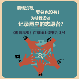 为啥我还做记录昆虫的志愿者？《追随昆虫》线上读书会3/4