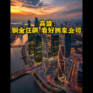 高盛:铜金价格看涨,看好两家公司