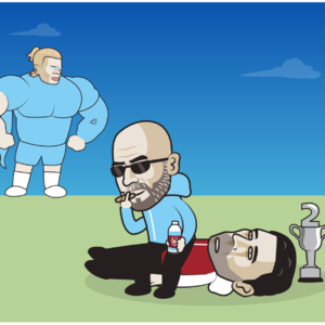 【无双优选】PL.106 【曼城2-1阿森纳】切尔基小梅西，加布和哈兰德要组CP