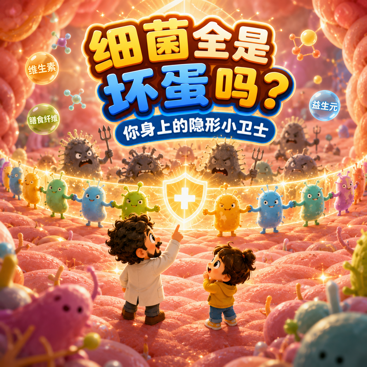 E27-细菌全是坏蛋吗？你身上的隐形小卫士｜微生物 episode artwork