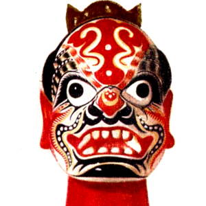 江加走木偶头雕刻