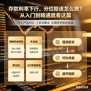 存款利率下行，分红险该怎么挑？从入门到精通就看这篇
