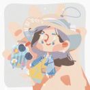 阿静爱喝水
