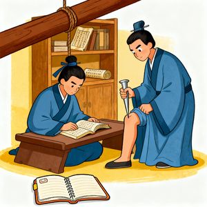 E148 成语故事小屋：悬梁刺股