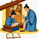 E148 成语故事小屋：悬梁刺股