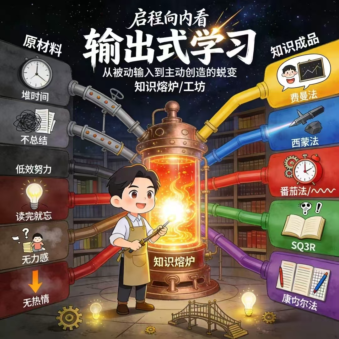 《启程向内看》- 五大学习法：高效的输出式学习 episode artwork