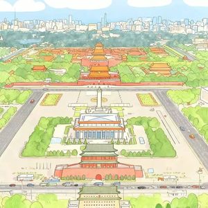 中轴线上的北京建筑