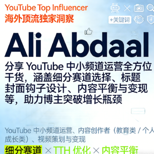 625 万订阅博主的中小频道运营干货