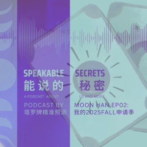 「能说的秘密」EP02 塔罗牌精准预测出了我的2025Fall申请季