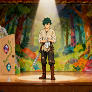 打工吧！魔王大人-新居-26-家庭舞台剧——勇者逗恶龙-第二幕