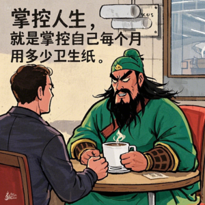 掌控人生=掌控自己卫生纸用量|两个牛马和一个人的对话
