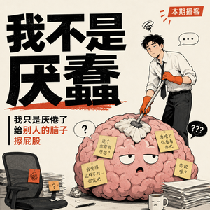 蠢人切片｜我不是厌蠢，只是厌倦了给别人的脑子擦屁股