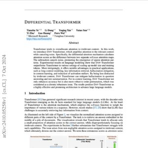 加餐002-Differential Transformer