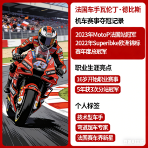 骑张雪机车夺冠的法国车手有何来头