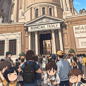 罗马的免费日：博物馆门口排长龙