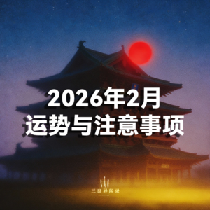 年前扫除积压，四大犯太岁生肖必看，2026年2月运势与注意事项。