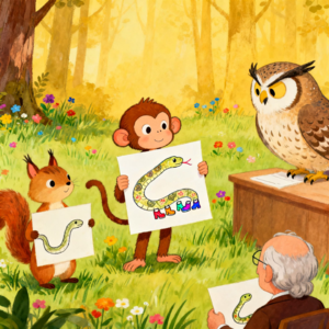 E95成语故事小屋：画蛇添足