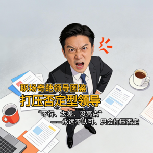 职场奇葩领导图鉴之打压否定型