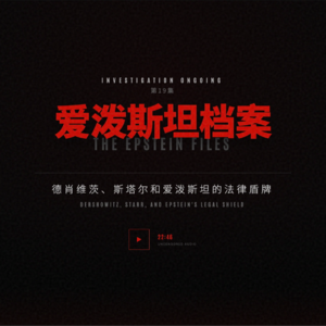爱泼斯坦档案19：德肖维茨、斯塔尔与爱泼斯坦的法律盾牌