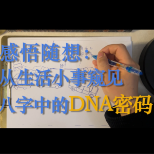 84.感悟随想-从生活小事窥见八字中的DNA密码