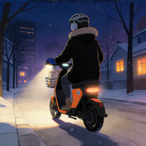 冬夜里的一次援手
