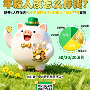 003 年轻人存钱指南:避开存钱坑,轻松存下第一桶金