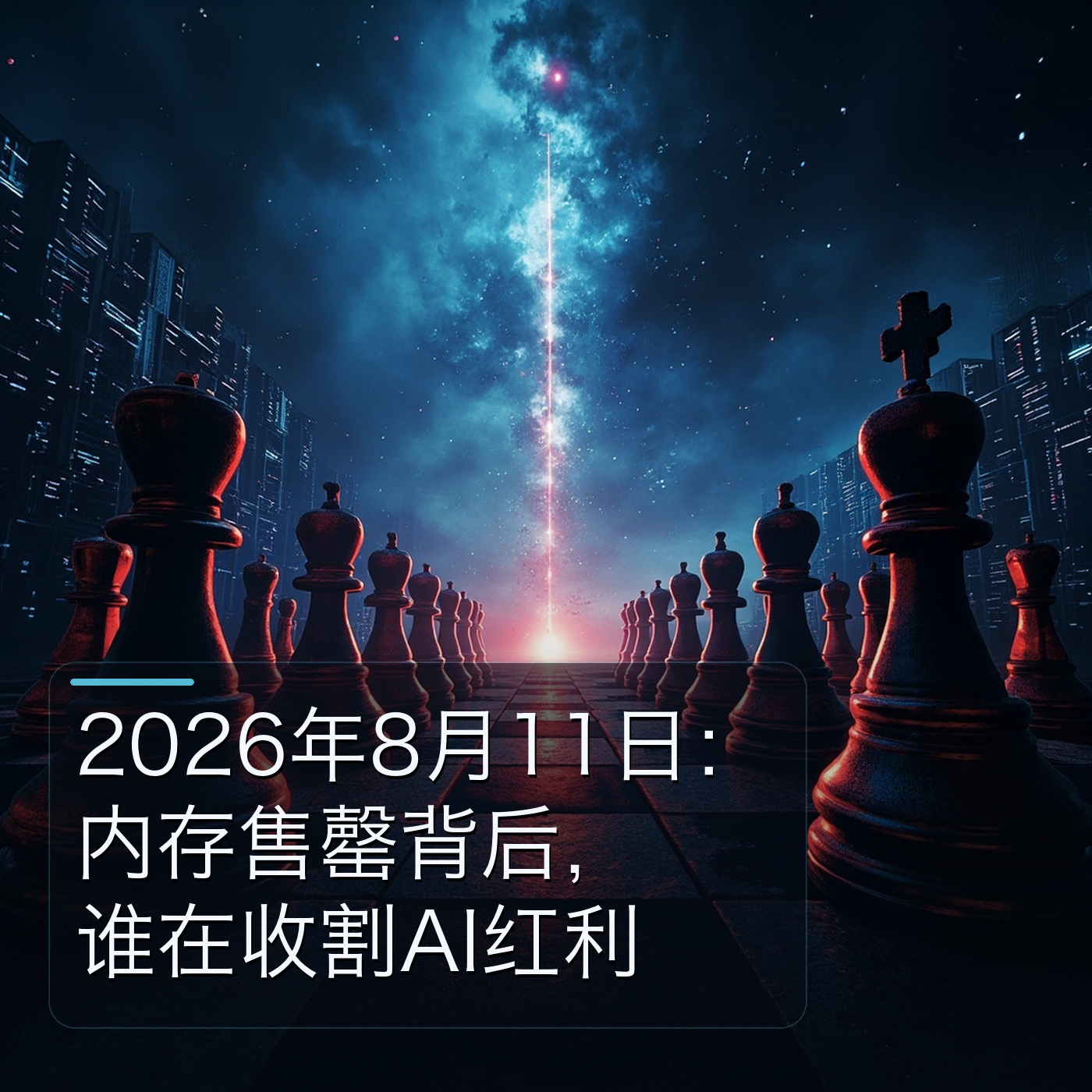 2026年8月：内存售罄，AI泡沫还是真金？ episode artwork