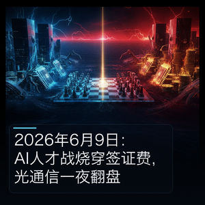 2026年6月:AI人才战烧穿签证费,光通信一夜翻盘