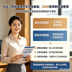 辟谣！跨省看病并非全免备案，2026 医保新规速看懂